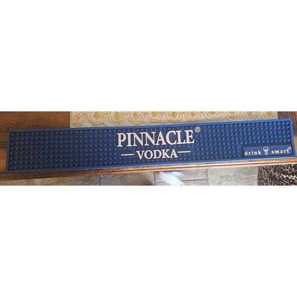 Pinnacle Vodka Rubber Bar Mat- 23" x 3.3"- Excellent! - Picture 1 of 5